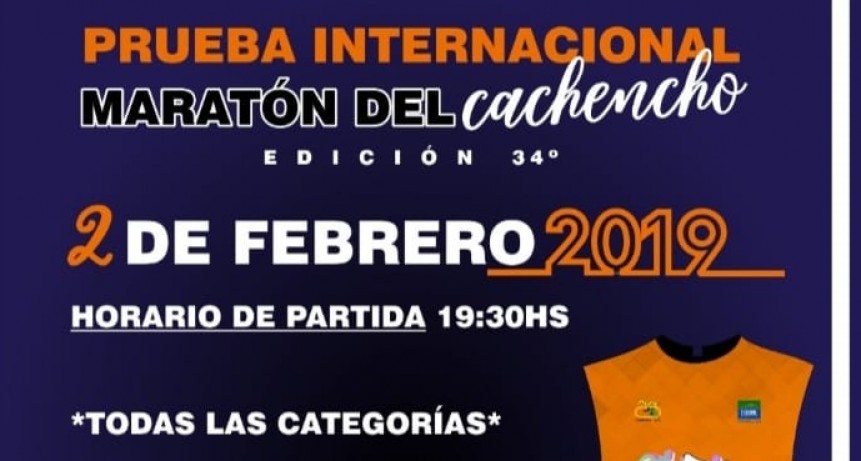 34° EDICIÓN DE LA PRUEBA INTERNACIONAL “MARATÓN DEL CACHENCHO”