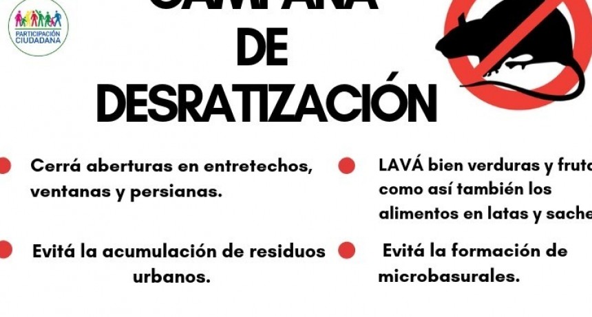 CAMAPAÑA DE DESRATIZACIÓ