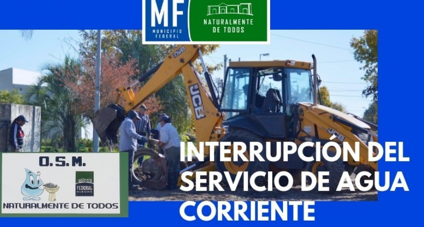 SUSPENSIÓN DEL SERVICIO DE AGUA CORRIENTE