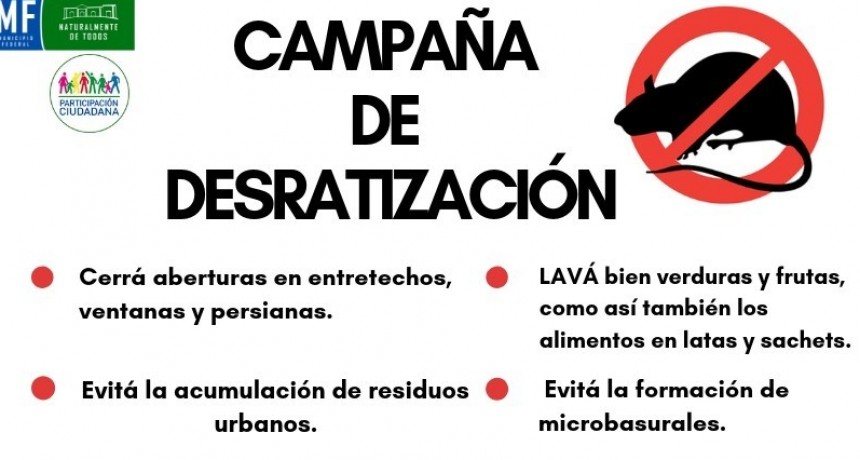 CAMAPAÑA DE DISTRIBUCIÓN DE CEBOS RATICIDAS 