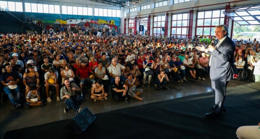 Alberto Fernández presentó el plan 