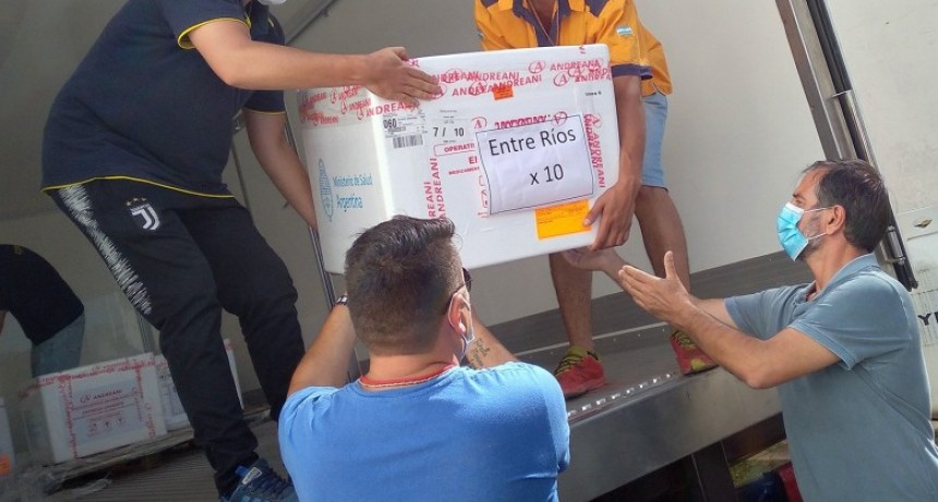 Llegaron a Entre Ríos 5.000 dosis del segundo componente de la vacuna contra Covid-19