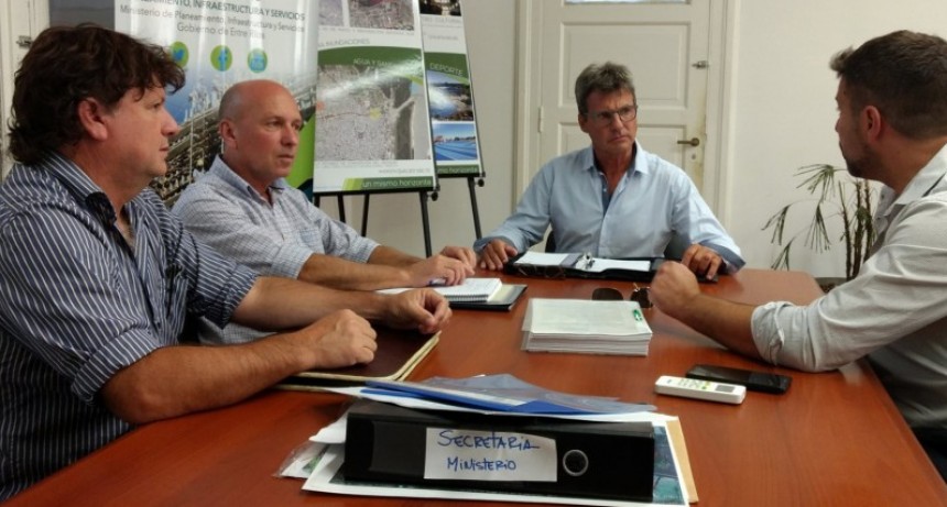 La provincia avanza en un proyecto de saneamiento para tres barrios en Federal
