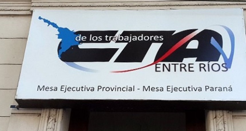 LA CTA DE LOS TRABAJADORES DE ENTRE RÍOS REPUDIAMOS LA ACTITUD EXTORSIVA DE LA CORPORACIÓN MÉDICA CONTRA LA SALUD DE LES TRABAJADORES ENTRERRIANOS