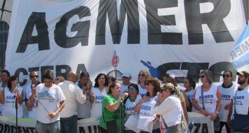 Dura reacción de Agmer: dispone 72 horas de paro al inicio de clases