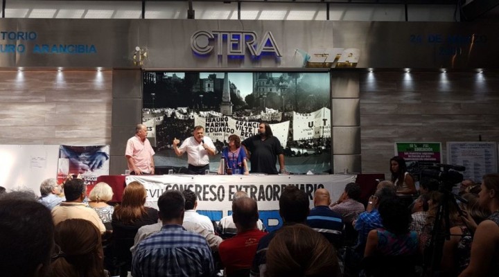 Ctera aprobó un paro nacional para lunes y martes  