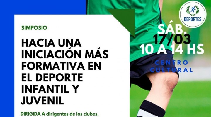 SIMPOSIO: “HACIA UNA INICIACIÓN MÁS FORMATIVA EN EL DEPORTE INFANTIL Y JUVENIL” 