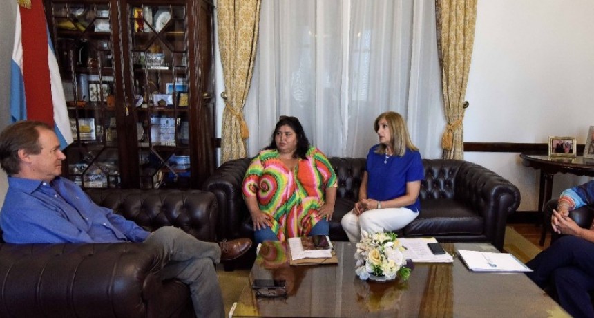 Gustavo Bordet analizó con la senadora Nancy Miranda obras y gestiones para el departamento Federal