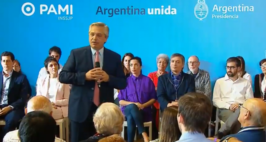 Alberto Fernández presentó los medicamentos gratis para afiliados del PAMI