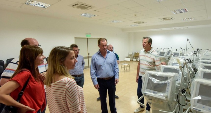 Bordet recorrió en Paraná uno de los hospitales que se activan para combatir al coronavirus