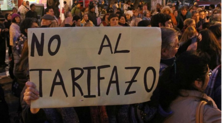 Habrá una concentración en Paraná el miércoles contra los tarifazos 