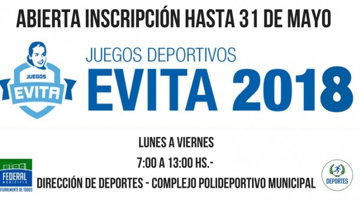 JUEGOS EVITA 2018
