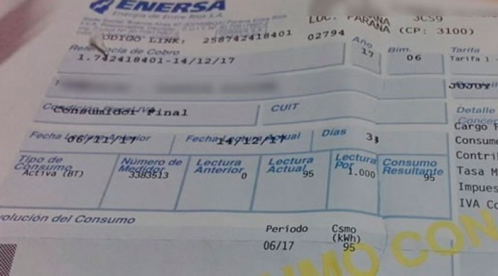 Para aliviar la factura de luz, Enersa no aplicará el aumento de energía previsto para mayo 
