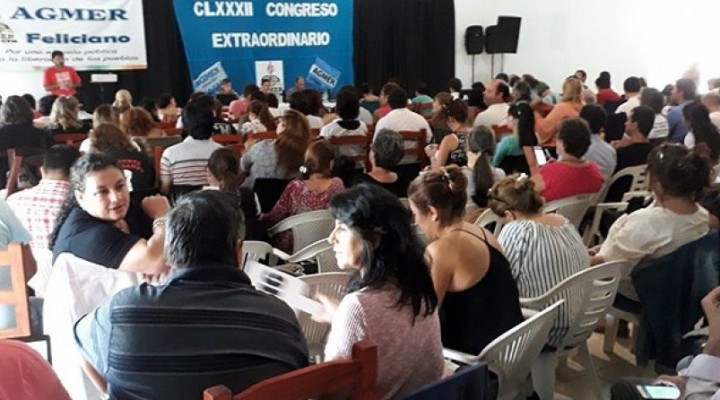 El congreso de AGMER rechazó la propuesta salarial y exigió una oferta superadora 