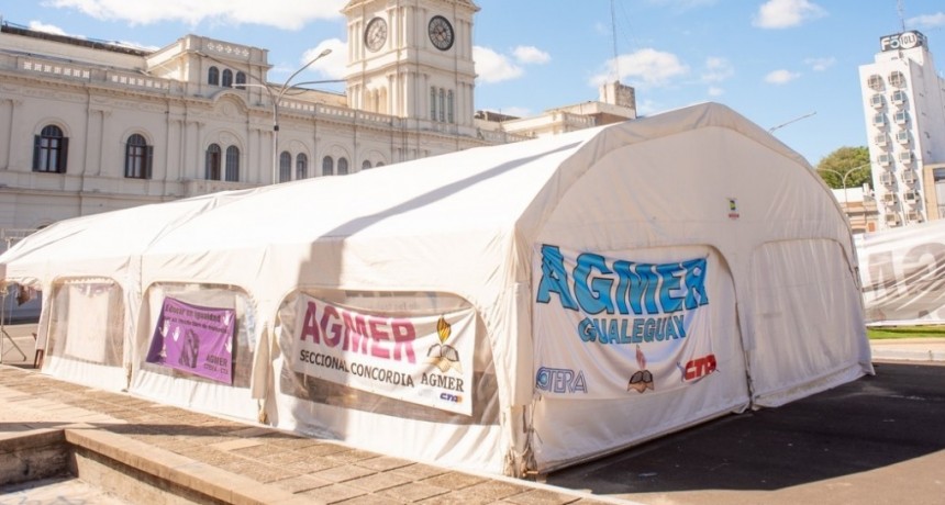 Agmer aceptó la oferta y se levanta la carpa