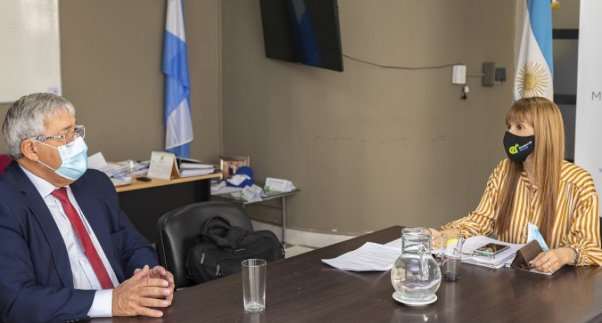 Reunión de la ministra de Salud con el presidente de Iosper