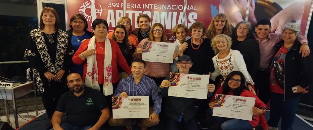 Reconocimiento a artesanos entrerrianos en la 39° Feria internacional de Artesanías Córdoba 2022