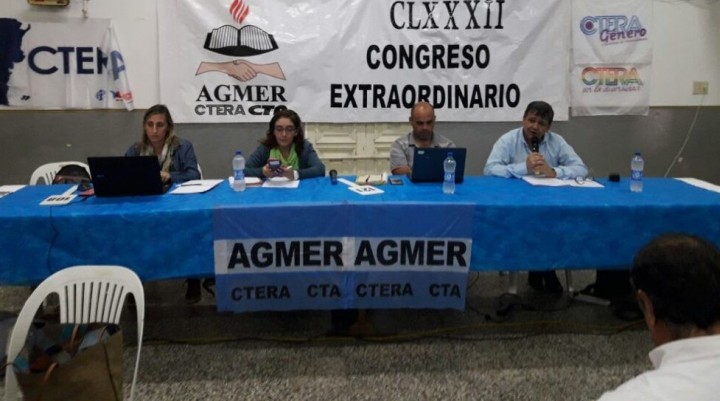 El congreso de Agmer rechazó la propuesta del Gobierno 