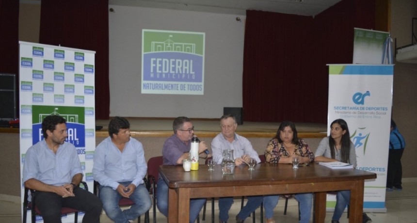 REUNIÓN DE TRABAJO CON EL SECRETARIO PROVINCIAL DE DEPORTES  