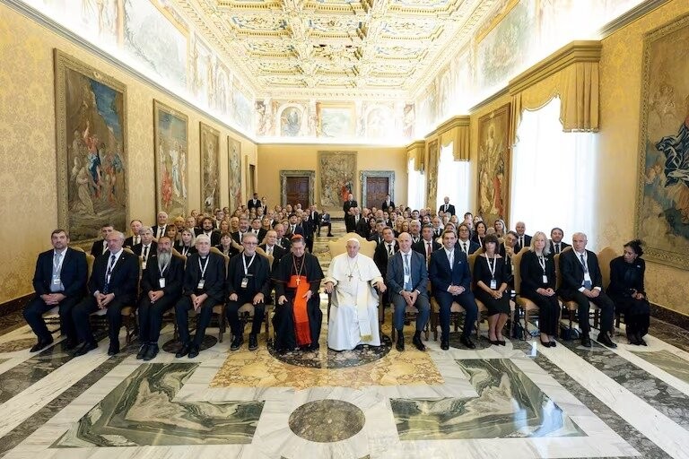 En un encuentro con el Papa 