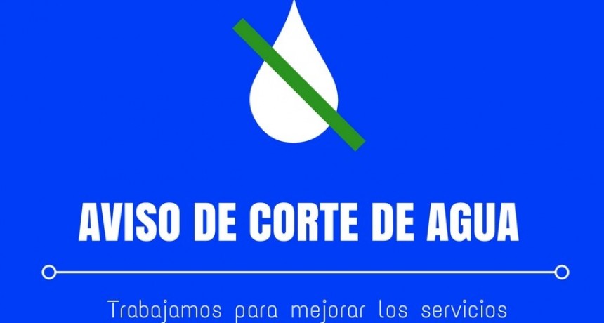 CORTE DE AGUA