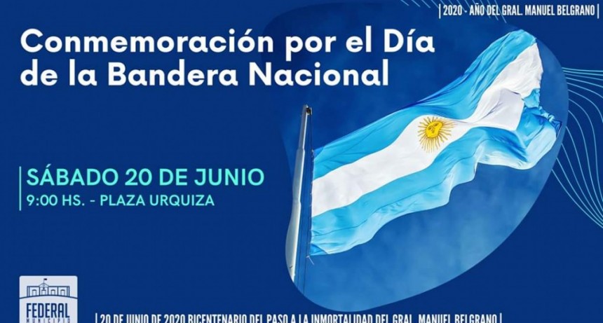 ACTO OFICIAL POR EL DÍA DE LA BANDERA NACIONAL .