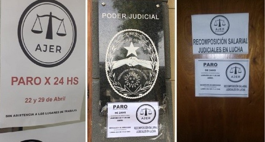 Judiciales inician un paro de 48 horas