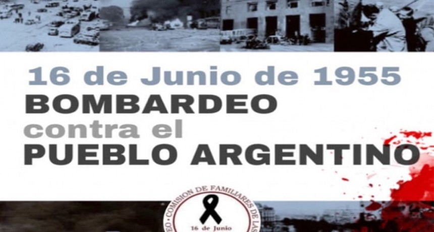 Derechos Humanos conmemora los 66 años del bombardeo a Plaza de Mayo