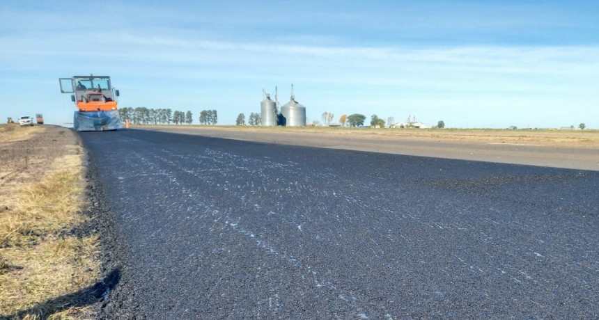 Continúan los trabajos de rehabilitación de la ruta provincial 6
