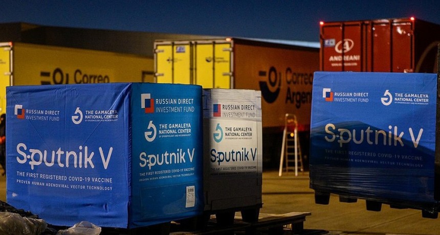 COMPONENTE 1 Y 2  Llegó un vuelo de Aerolíneas con más de 709 mil dosis de vacunas Sputnik V