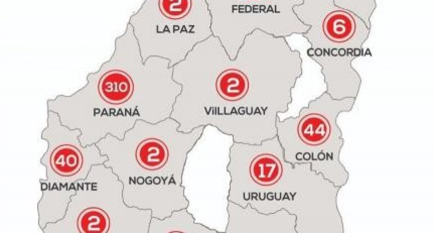 En Entre Ríos este sábado se registraron 17 nuevos casos de coronavirus