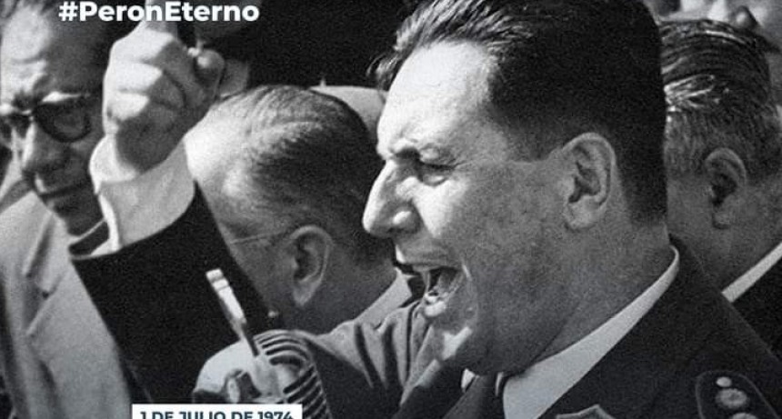 Homenaje por el 47 Aniversario del fallecimiento del Teniente General Juan Domingo Perón.