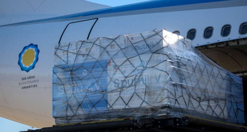 Llegaron más dosis de Sputnik V y la Argentina alcanzó los 27 millones de vacunas recibidas