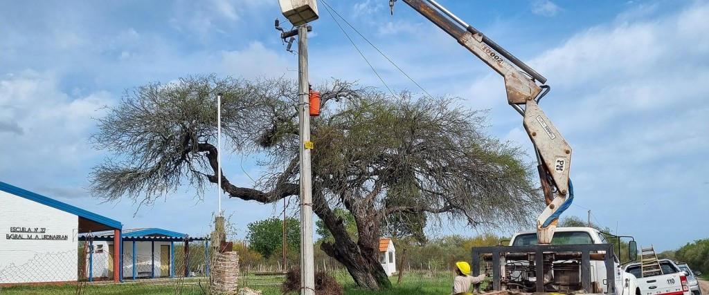 Finalizó la primera etapa de electrificación rural de Colonia La Selva – Paso de Gallo