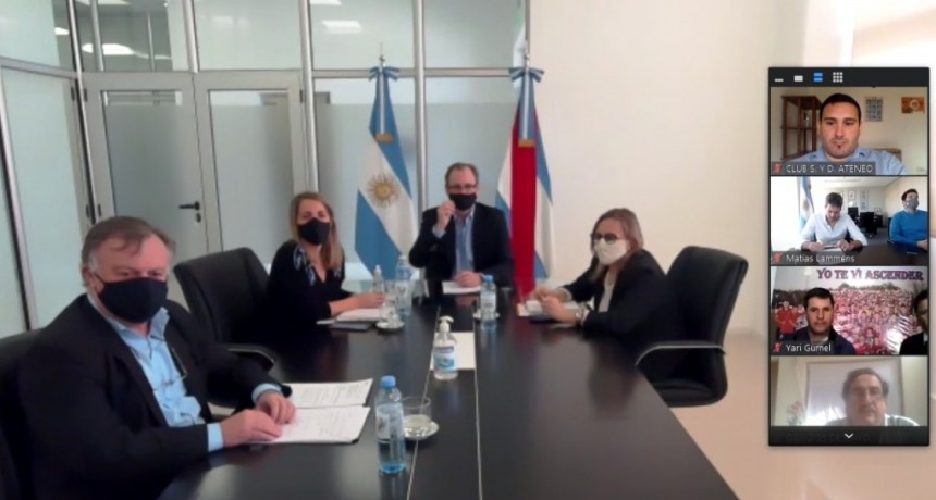 Bordet y Lammens pusieron en marcha programas de fortalecimiento para clubes entrerrianos