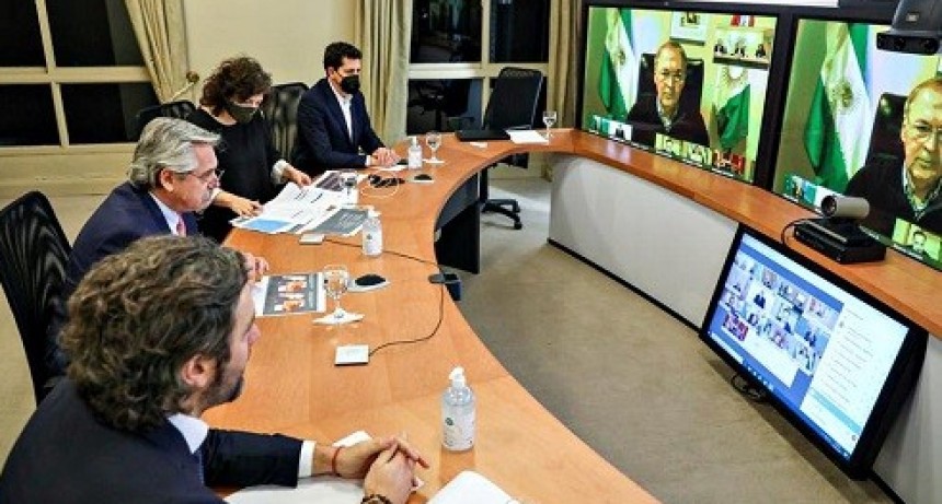 Fernández, con los gobernadores, evaluó volver a un aislamiento más estricto en Entre Ríos y otras 10 provincias 