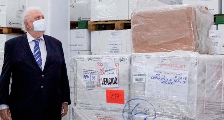 Hallan más de 12 millones de vacunas vencidas en un frigorífico de Buenos Aires