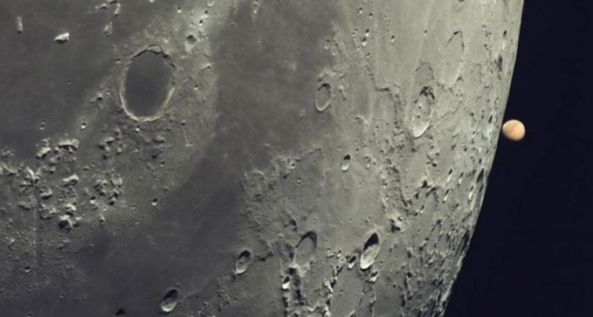 La increíble imagen de la luna que captó un argentino y la NASA eligió como la foto astronómica