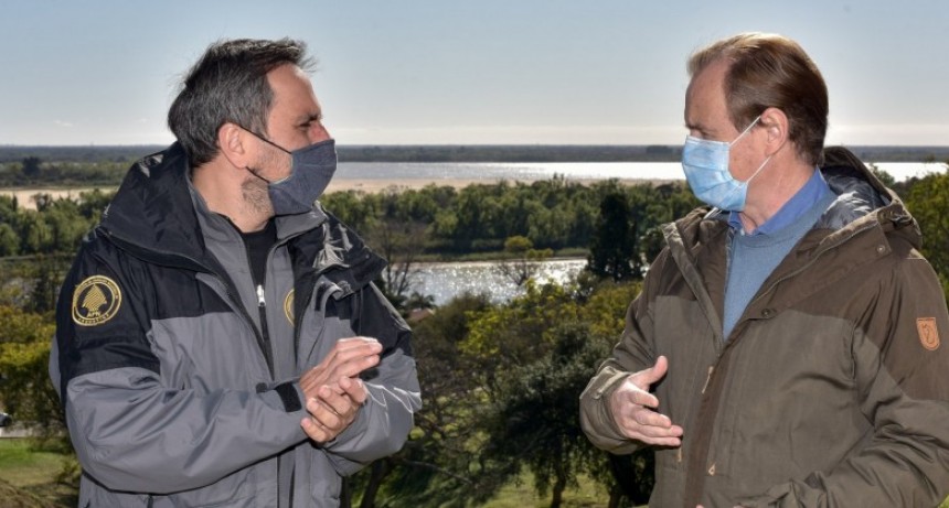Bordet y Cabandié definen acciones en materia ambiental para distintas localidades entrerrianas