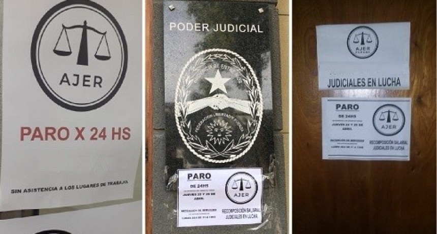 Este miércoles vuelven a parar los judiciales: Anticipan una contundente adhesión