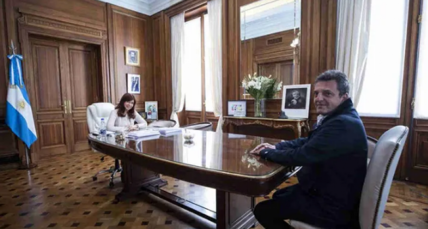 Cristina recibió a Sergio Massa antes de su asunción en Economía