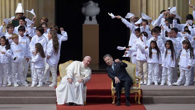 El Papa pidió a los colombianos 