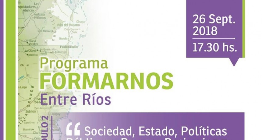HOY SE REALIZA EL SEGUNDO MÓDULO DEL PROGRAMA “FORMARNOS” 