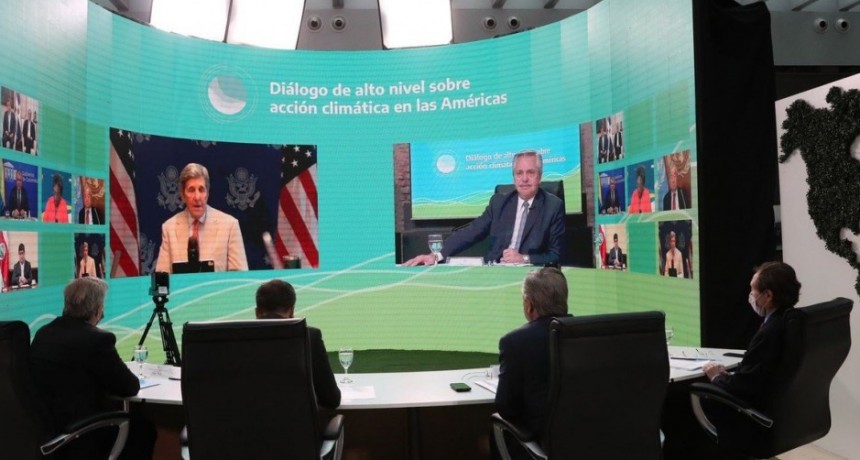 Alberto Fernández pidió una extensión en el pago de la deuda para enfrentar el cambio climático