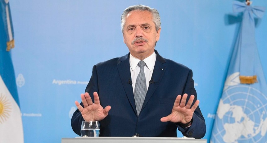 ASAMBLEA DE LAS NACIONES UNIDAS  Fernández criticó el 