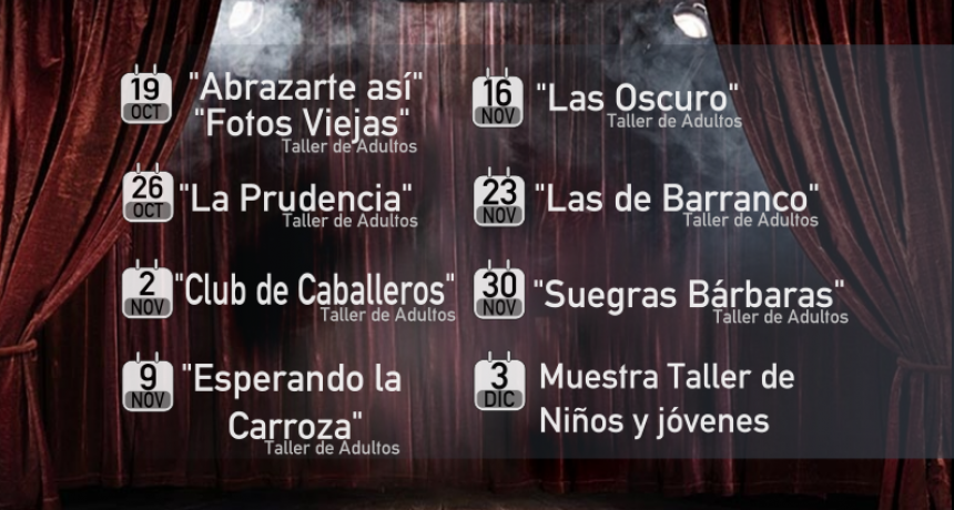 COMIENZA EL NUEVO CICLO DE TEATRO 2018 