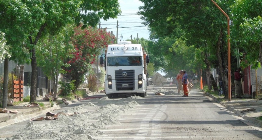 LA EMPRESA LOSI TRABAJA EN CALLE H. CÚNEO 