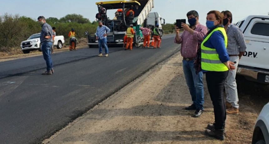 La obra de rehabilitación de la ruta provincial 6 tiene un 30 por ciento de avance a un mes de su inicio