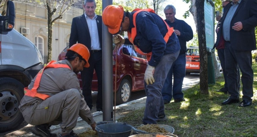 CAFESG tiene un 60% de avance en la iluminación de calles céntricas de Colón
