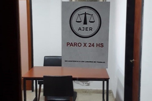Tuvo alta adhesión el paro de los judiciales en Entre Ríos